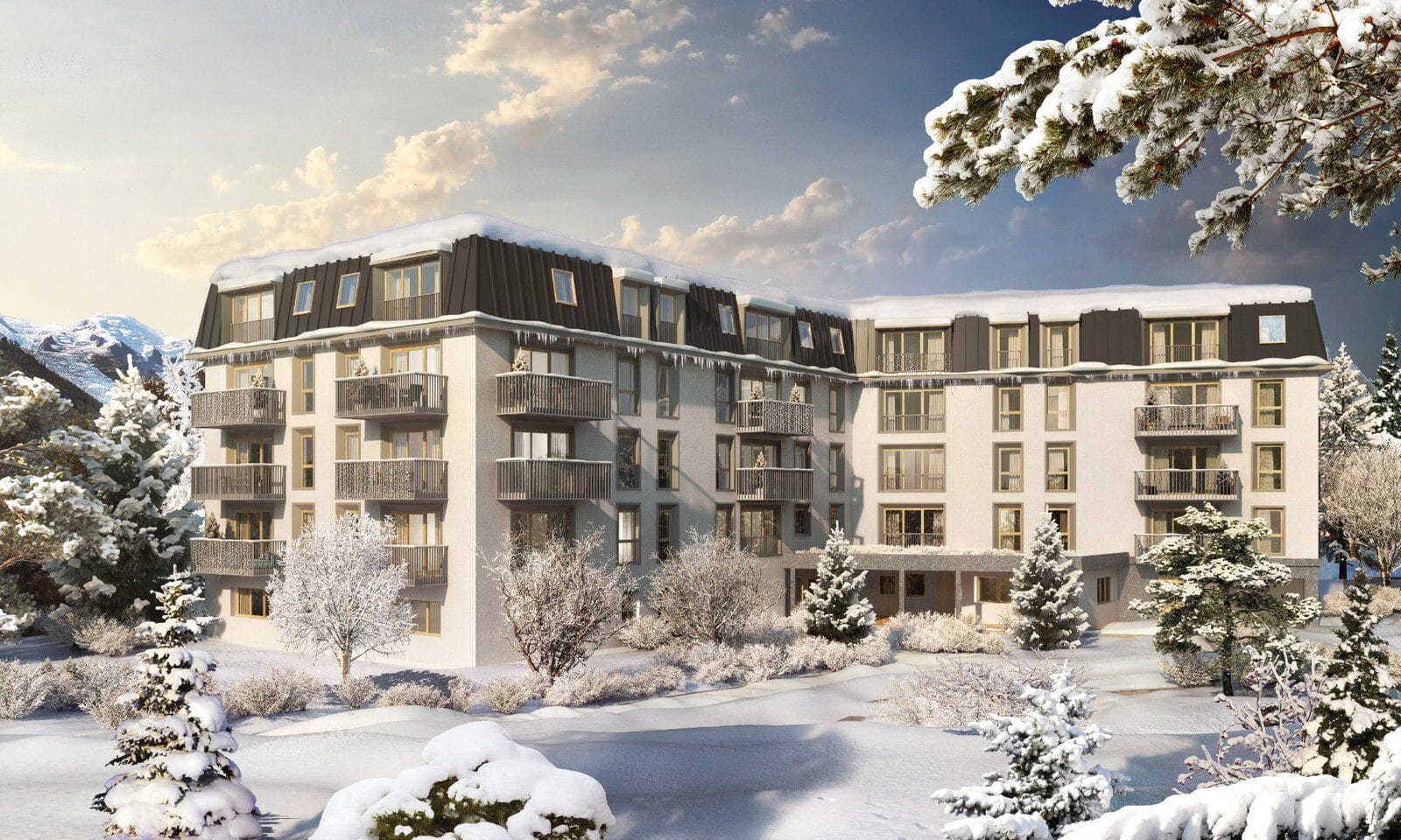 Chamonix, Chamonix Mont-Blanc apartment new development for sale - Chamonix | Blanc Mont-Blanc