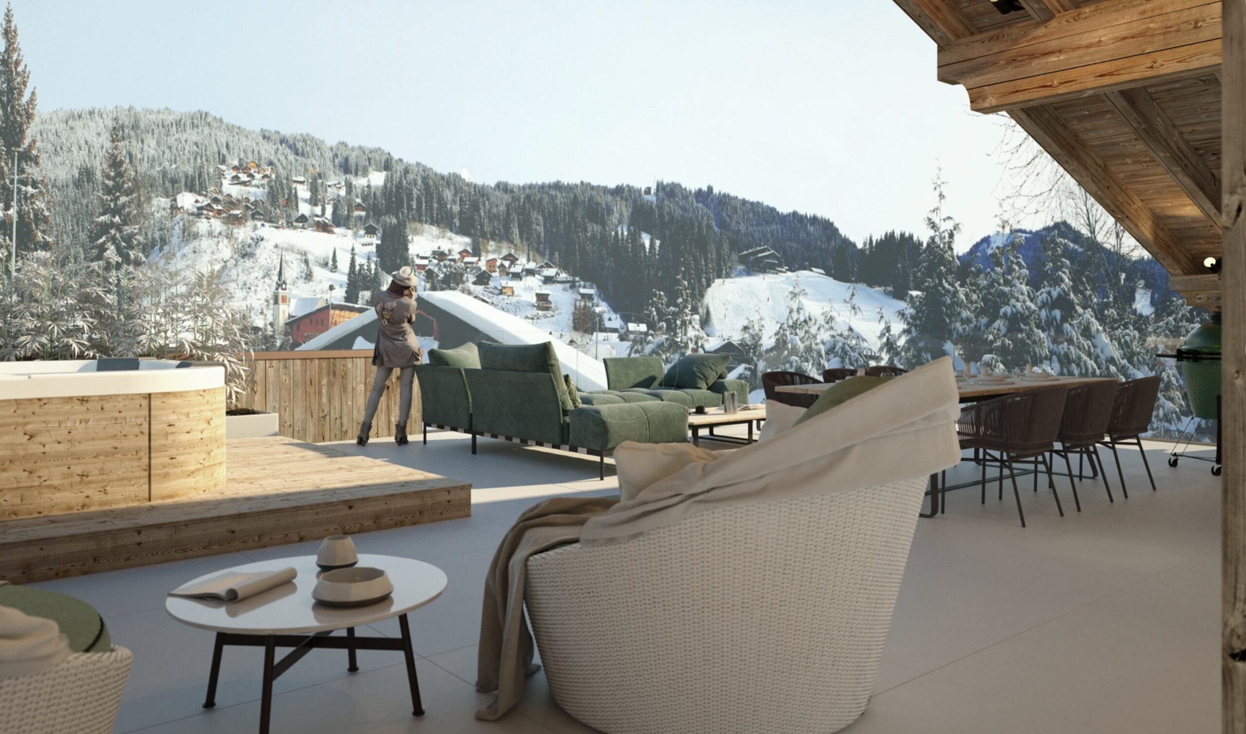 Les Gets, Les Portes du Soleil chalet new development for sale - Les Gets | Chalet Boheme - gallery image 3