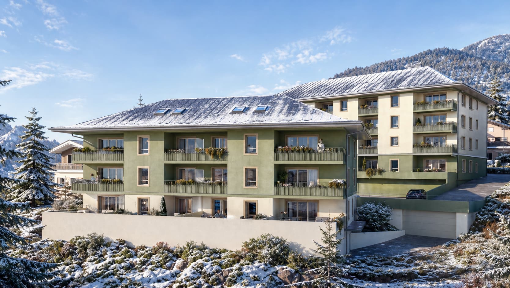 Saint-Gervais-Les-Bains, Evasion Mont-Blanc apartment new development for sale - Saint-Gervais | Belle Source