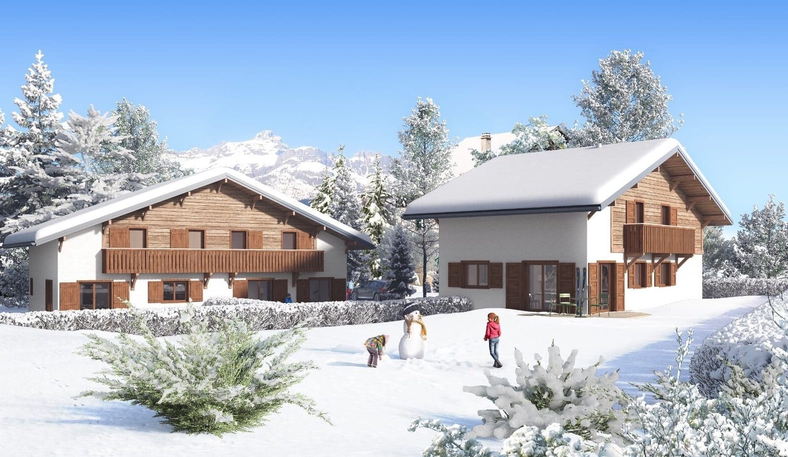 Saint-Gervais-Les-Bains, Evasion Mont-Blanc chalet new development for sale - Saint-Gervais-Les-Bains | Chalets Balcons du Mont Blanc