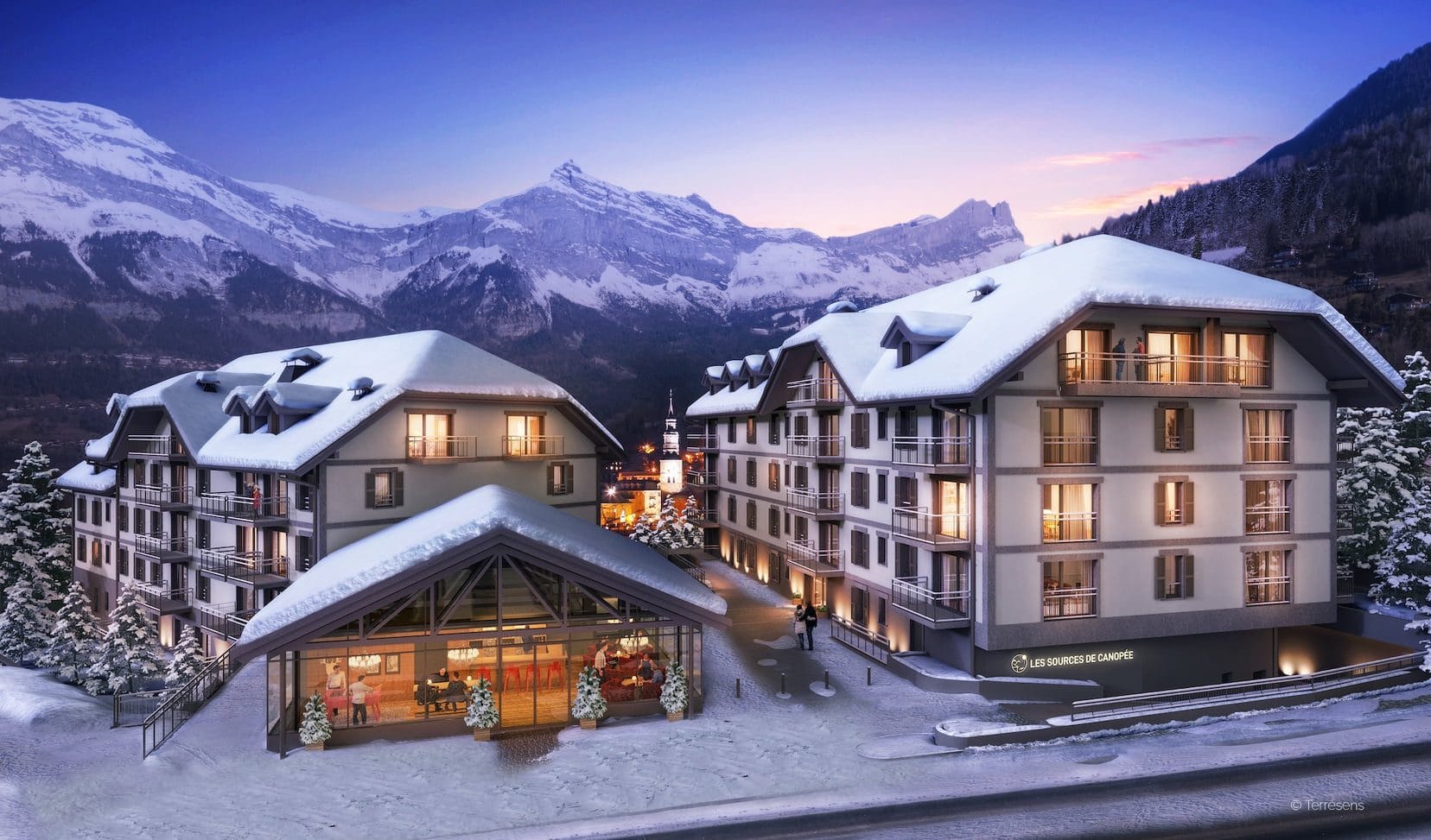 Saint-Gervais-Les-Bains, Evasion Mont-Blanc apartment new development for sale - Saint-Gervais-Les-Bains | Les Sources De Canopée - gallery image 2
