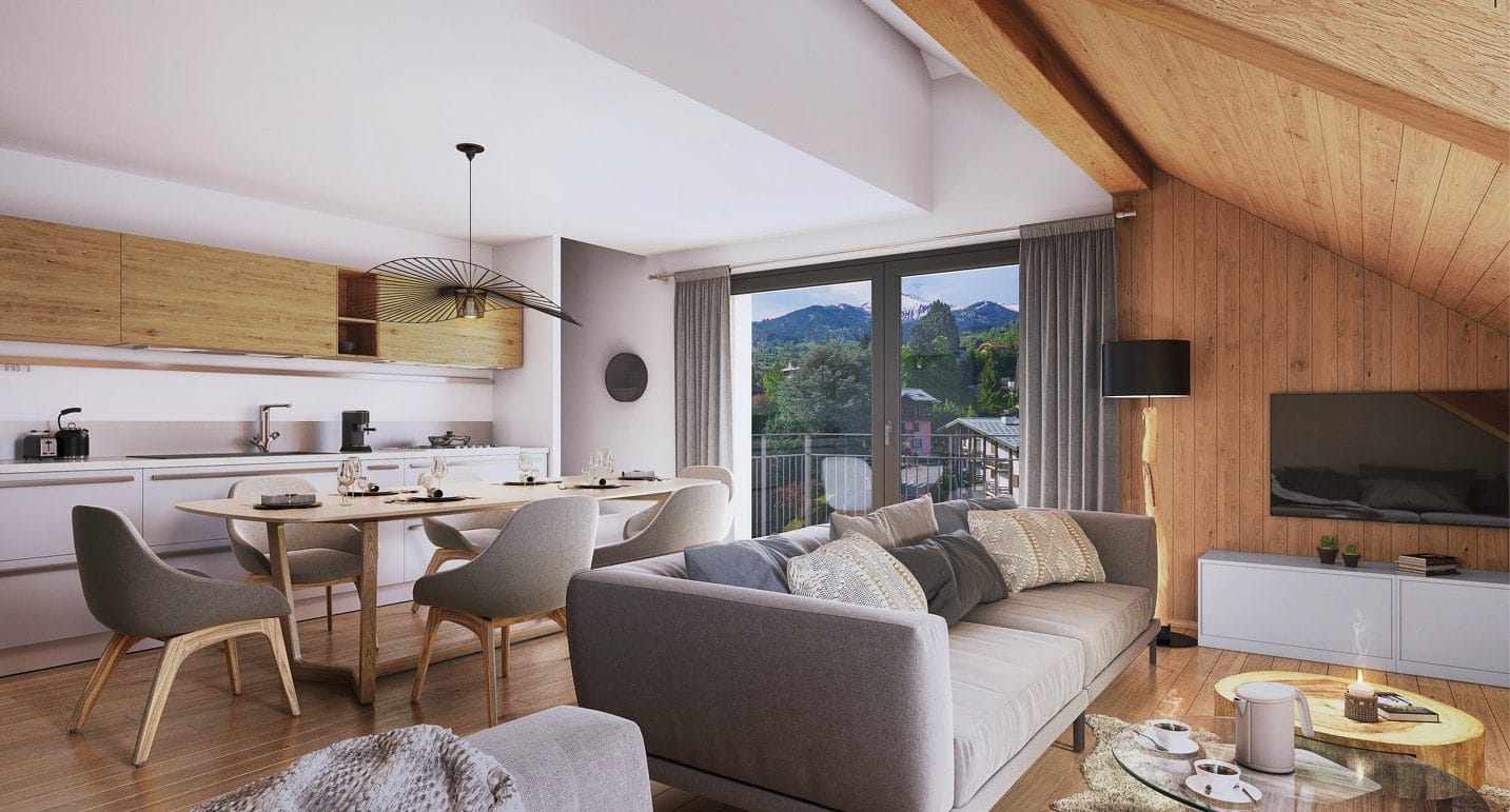 Saint-Gervais-Les-Bains, Evasion Mont-Blanc apartment new development for sale - Saint-Gervais-Les-Bains | Les Sources De Canopée - gallery image 3