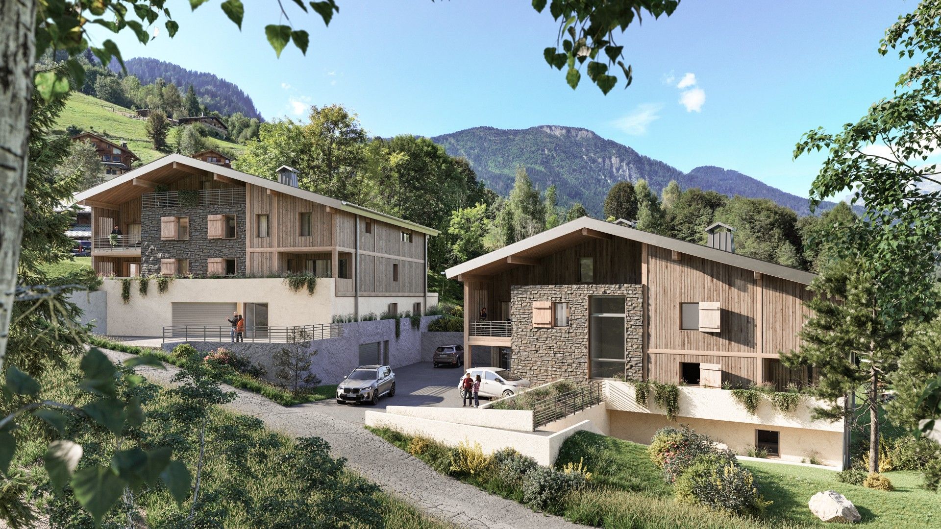 Les Houches, Chamonix Valley apartment new development for sale - Les Houches | La Cordée de Bellevarde - gallery image 2