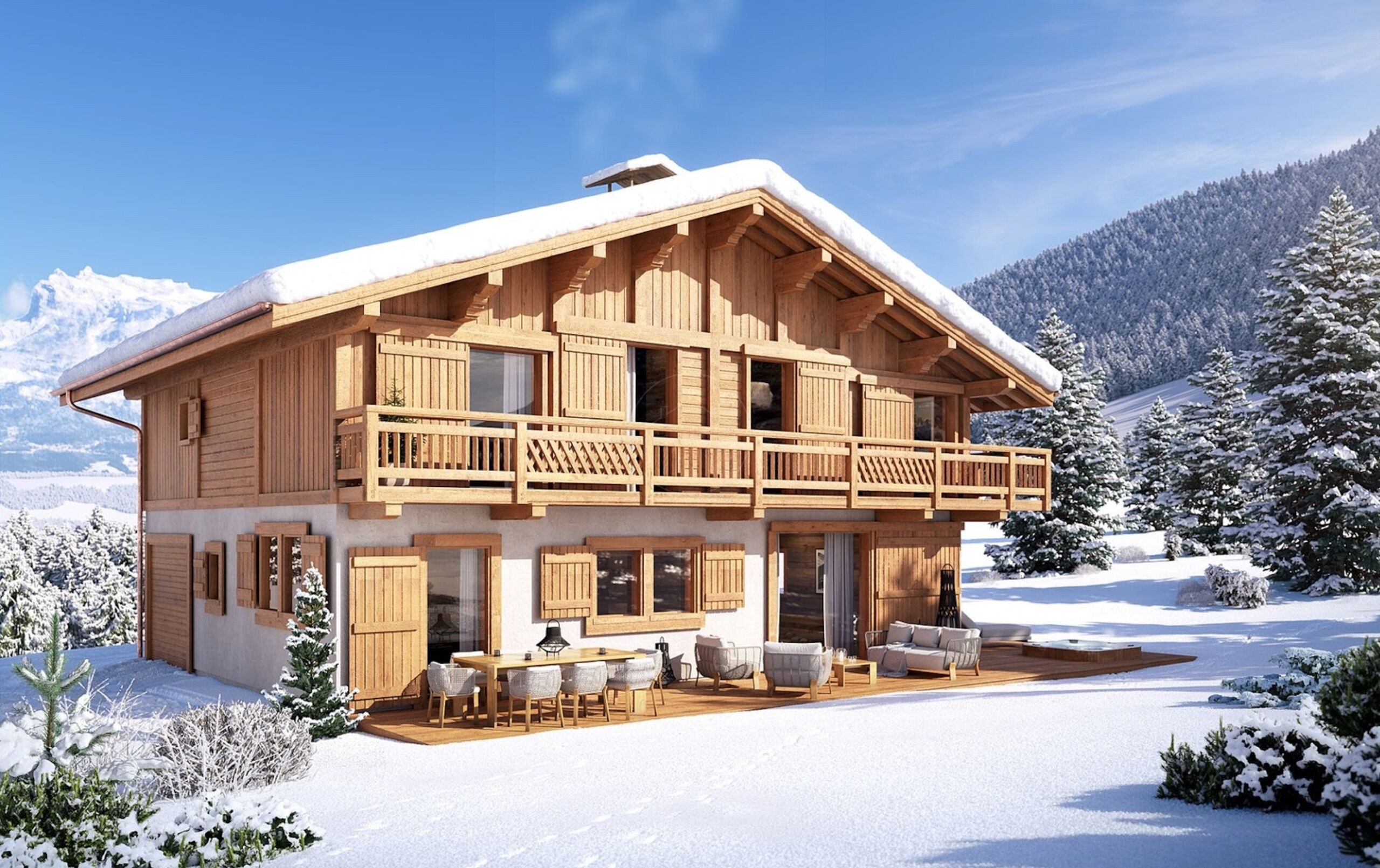 Saint-Gervais-Les-Bains, Evasion Mont-Blanc chalet new development for sale - Saint-Gervais-Les-Bains | Les Chalets de la Perrette