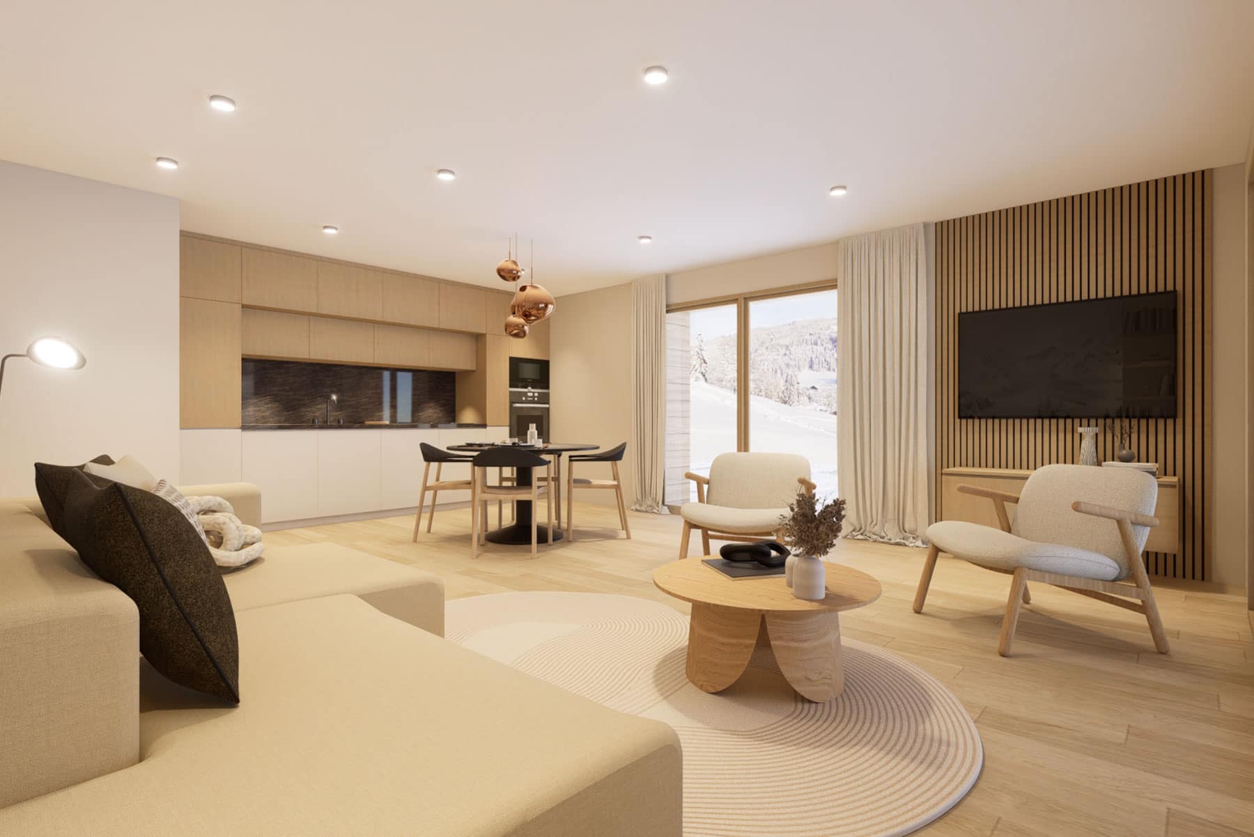 Les Gets, Les Portes du Soleil apartment new development for sale - Les Gets | Les Lodges Du Mont Chery - gallery image 3