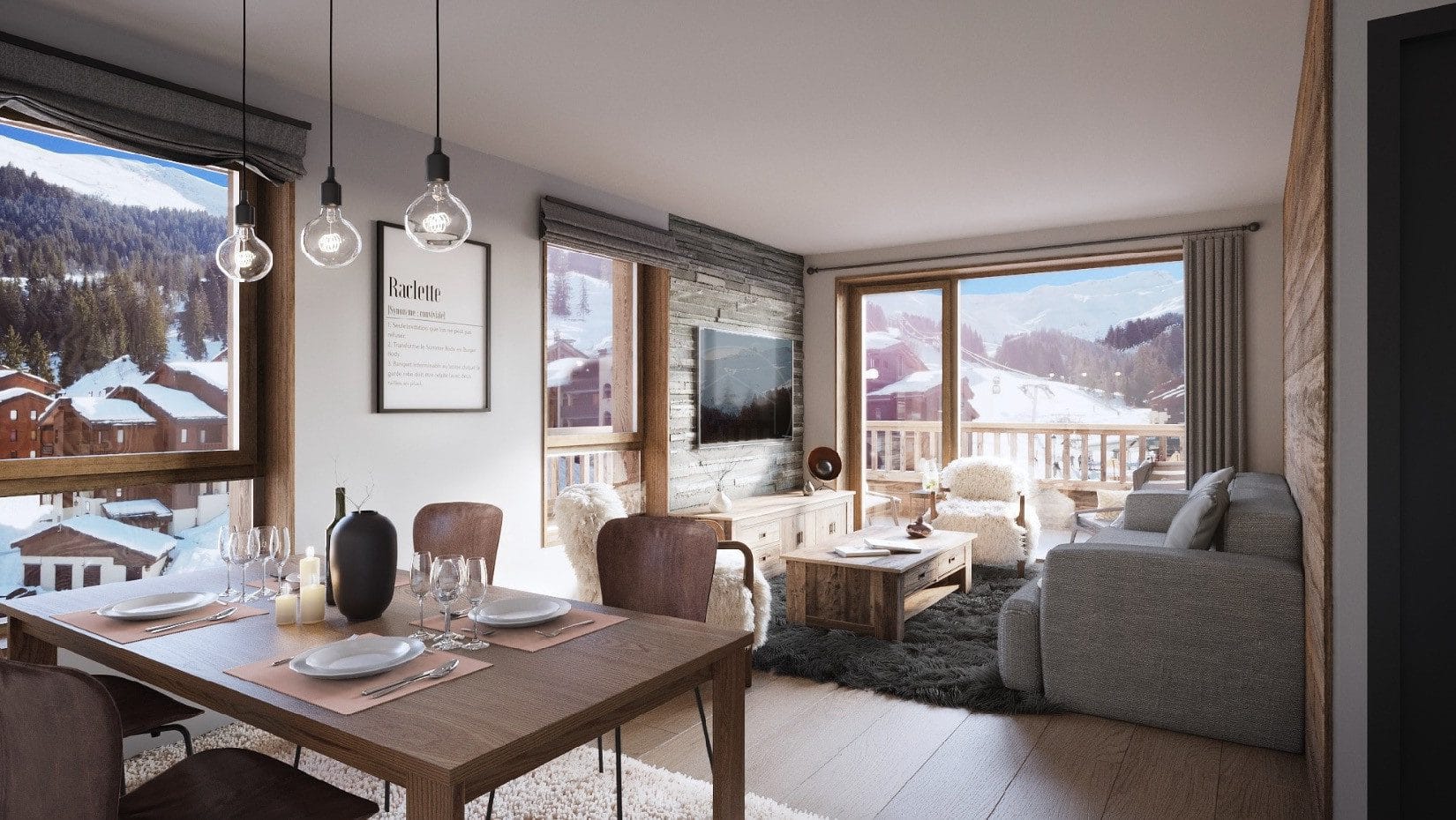 Valmorel, Valmorel Grand Domaine apartment new development for sale - Valmorel | Chalet Silverlining - gallery image 3