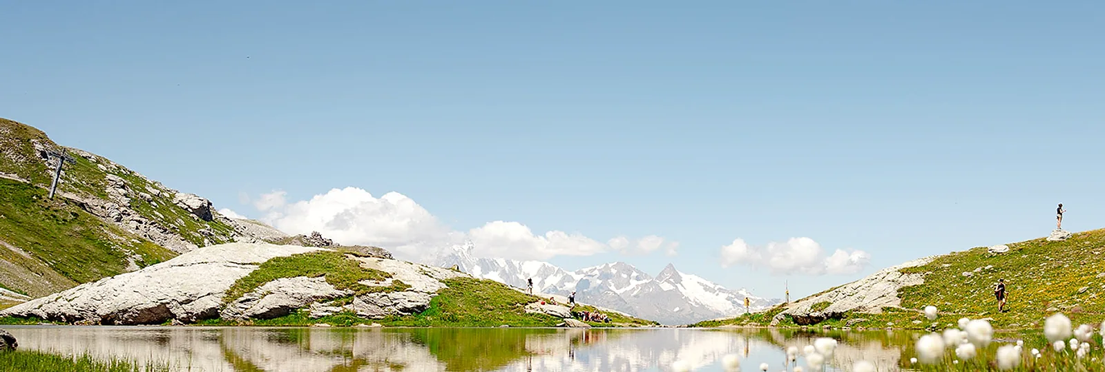Bourg-Saint-Maurice summer mountain pastures and Alpine views