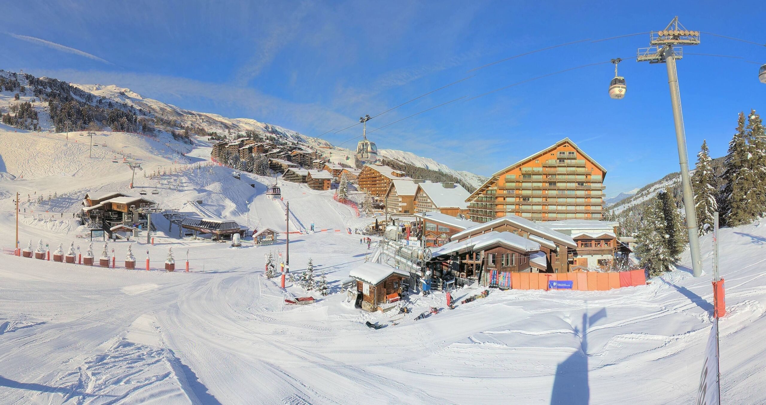 Domosno ski property meribel mottaret snow front 3 valleys snow