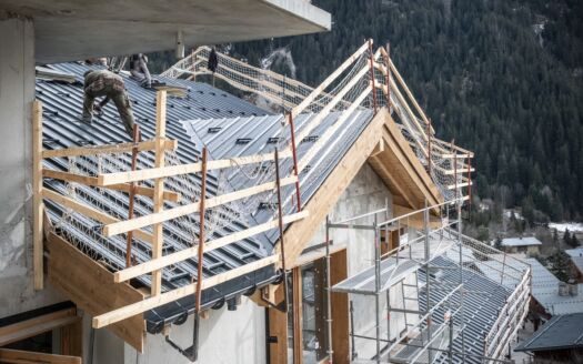 new-build ski properties for sale domosno construction building site