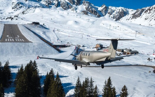Courchevel airport luxury