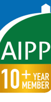 aipp 10 year logo