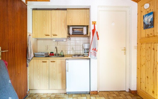 2298 – Thollon‑les‑Mémises – Studio with south-facing balcony, furnished, shared parking, panoramic view