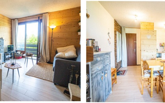 2306 | Thollon‑les‑Mémises – 1‑bedroom apartment furnished, cellar, parking