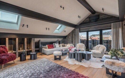 Megève Centre village – rond point | Exceptional Chalet In The Center Of Megève Village