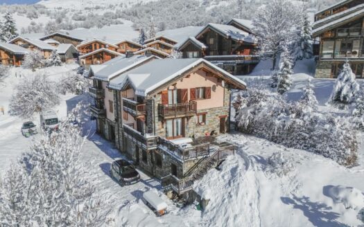 Saint-Martin-de-Belleville  | Village House – 6 Rooms – Panoramic View With Building Plot