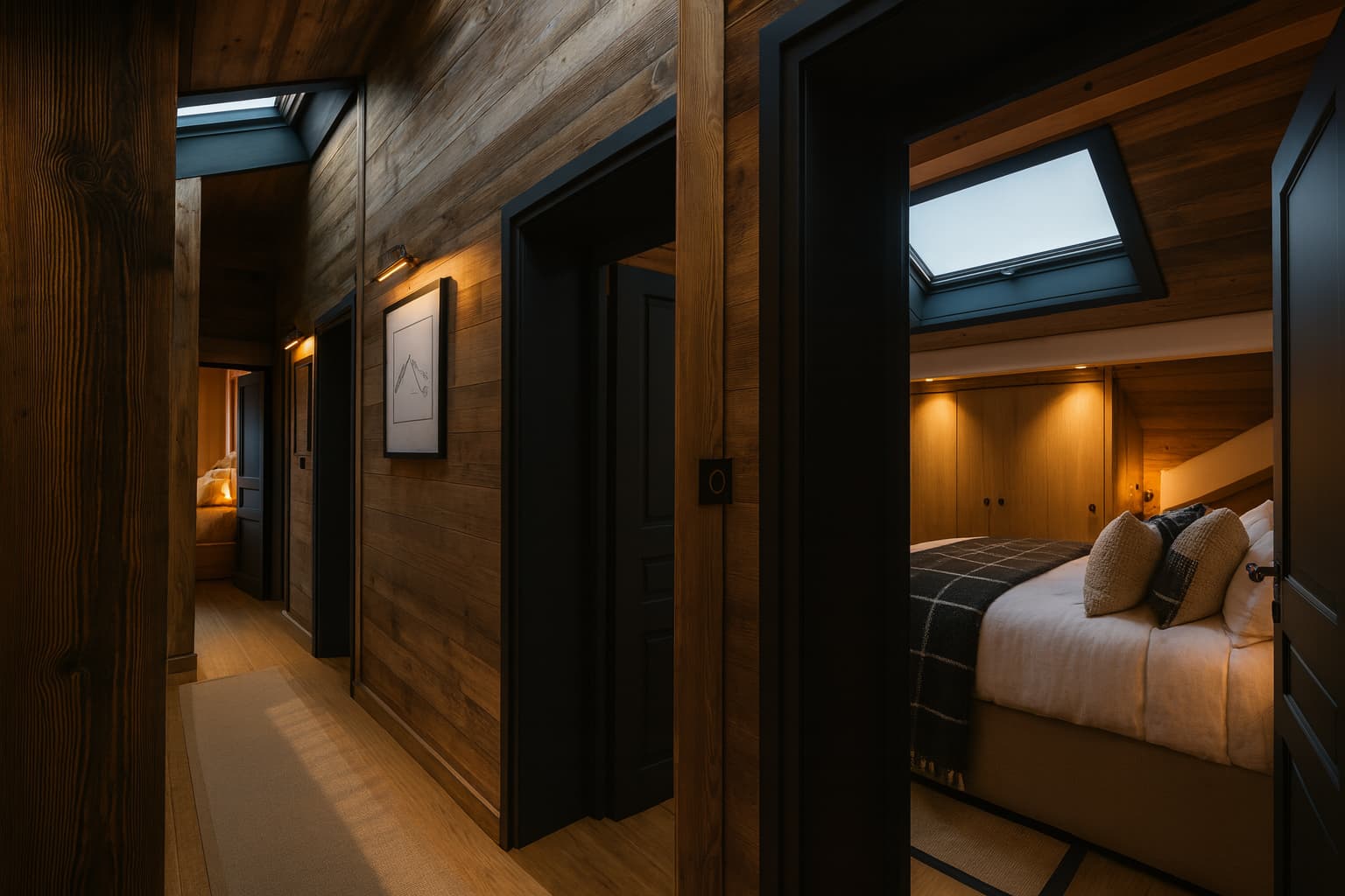 Fractional ownership for the interior of a chalet in the French Alps.