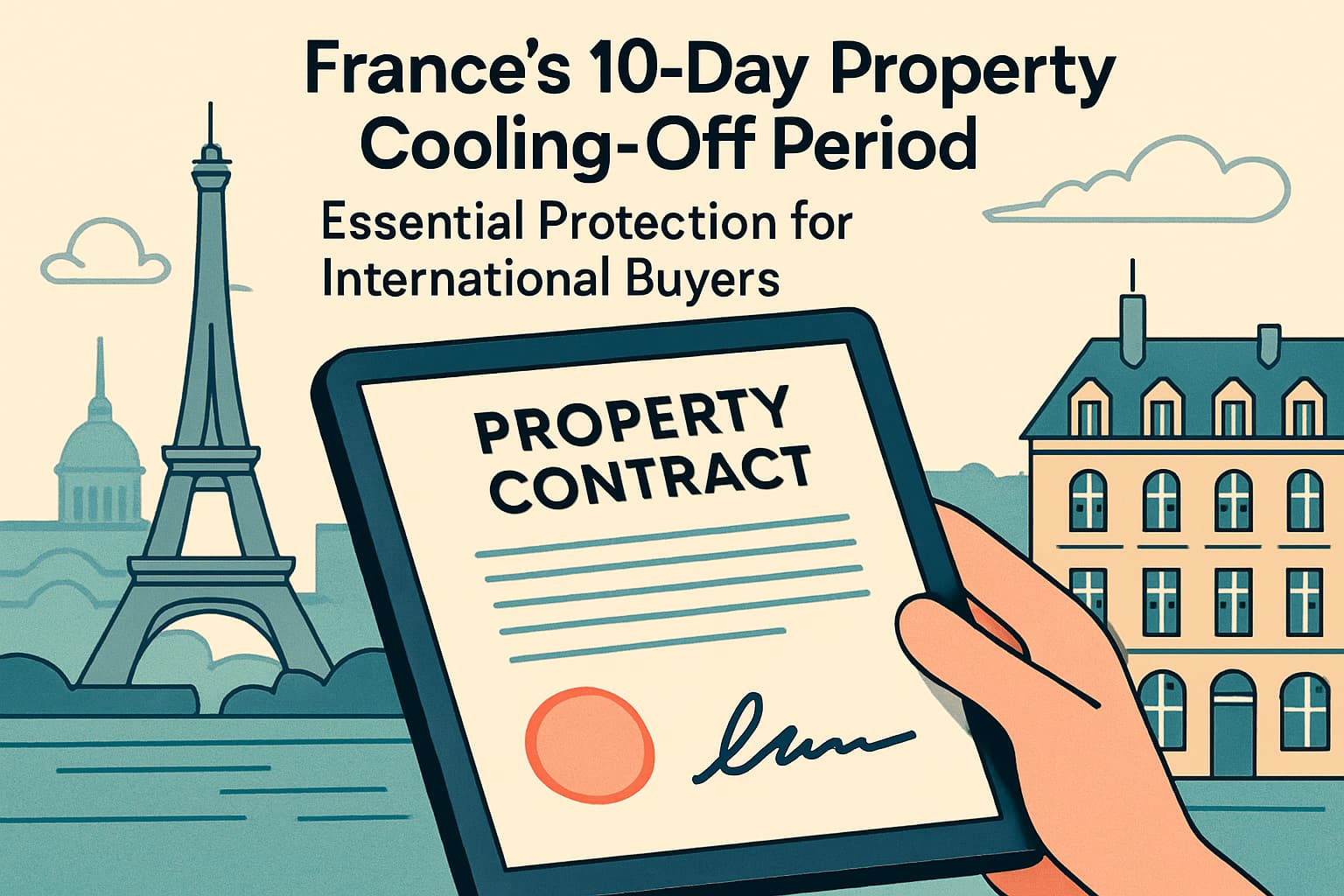 French property cooling-off period - French Property Cooling-Off Period: 10-Day Protection for International Buyers