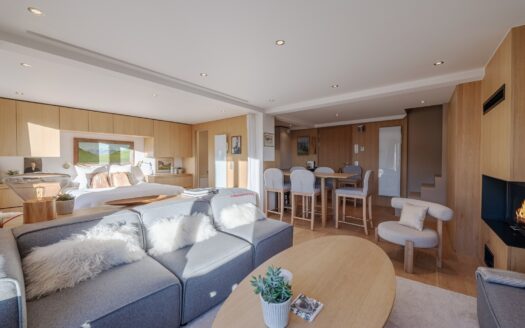 Megève Le Calvaire | 2 Bedroom Duplex Apartment – Bright – Near Village