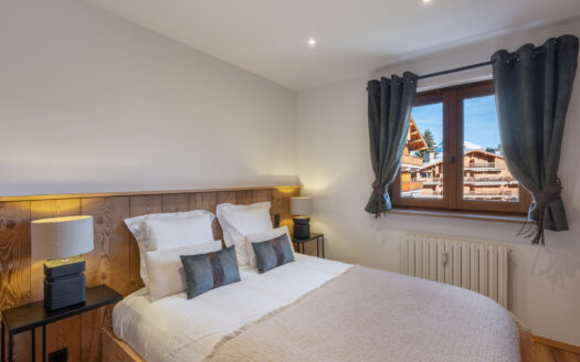 Megève  | One Bedroom Apartement Bunk Bed Area – Fully Renovated – Near Village Centre