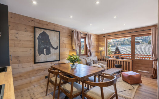 Megève  | One Bedroom Apartement Bunk Bed Area – Fully Renovated – Near Village Centre