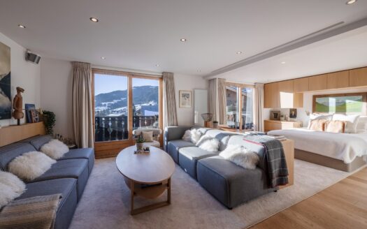 Megève Le Calvaire | 2 Bedroom Duplex Apartment – Bright – Near Village