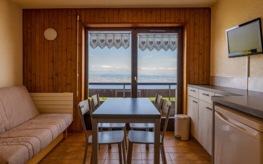 2333 – Thollon-les-Mémises – 1-Bedroom + Bunk Apartment with Lake View, Balcony