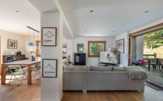 Demi-Quartier | 3-Bed Chalet with Studio & Mont Blanc Views Near Megève