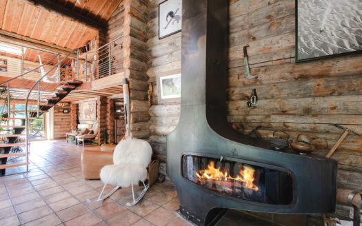 Les Houches | Architect-Designed 5-Bed Log Chalet with Mont Blanc Views