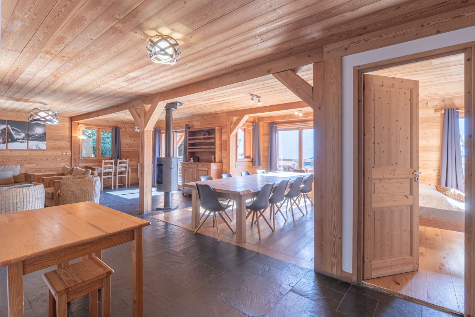 Domosno | Les Deux Alpes | Exceptional 7-Room Authentic Chalet with Panoramic Views