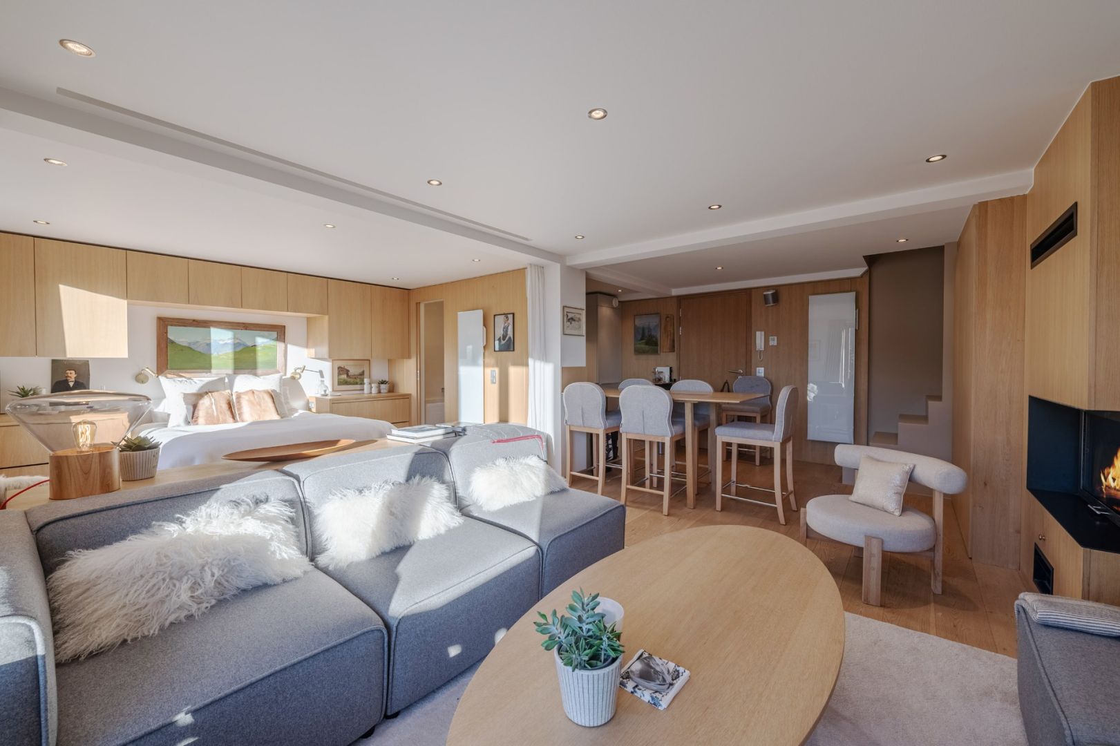 Domosno | Megève | Bright 2-Bed Duplex Near Chamois Lift with Panoramic Views