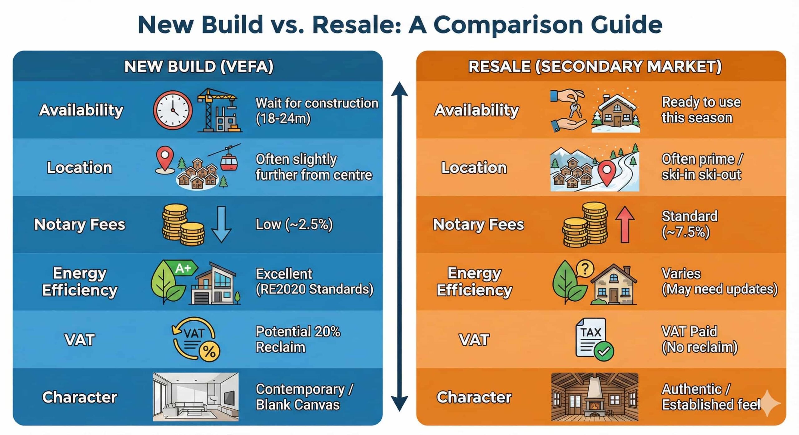 Ski Apartments for Sale in the French Alps | New & Resale | Domosno