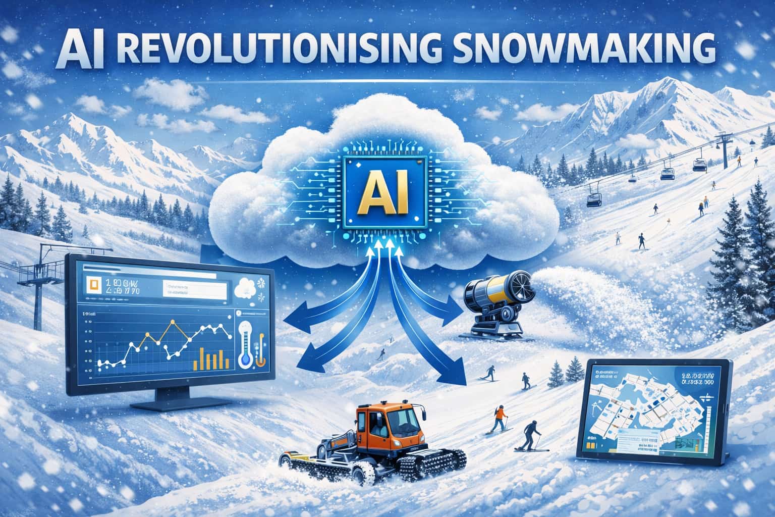 AI transforms snowmaking on mountains