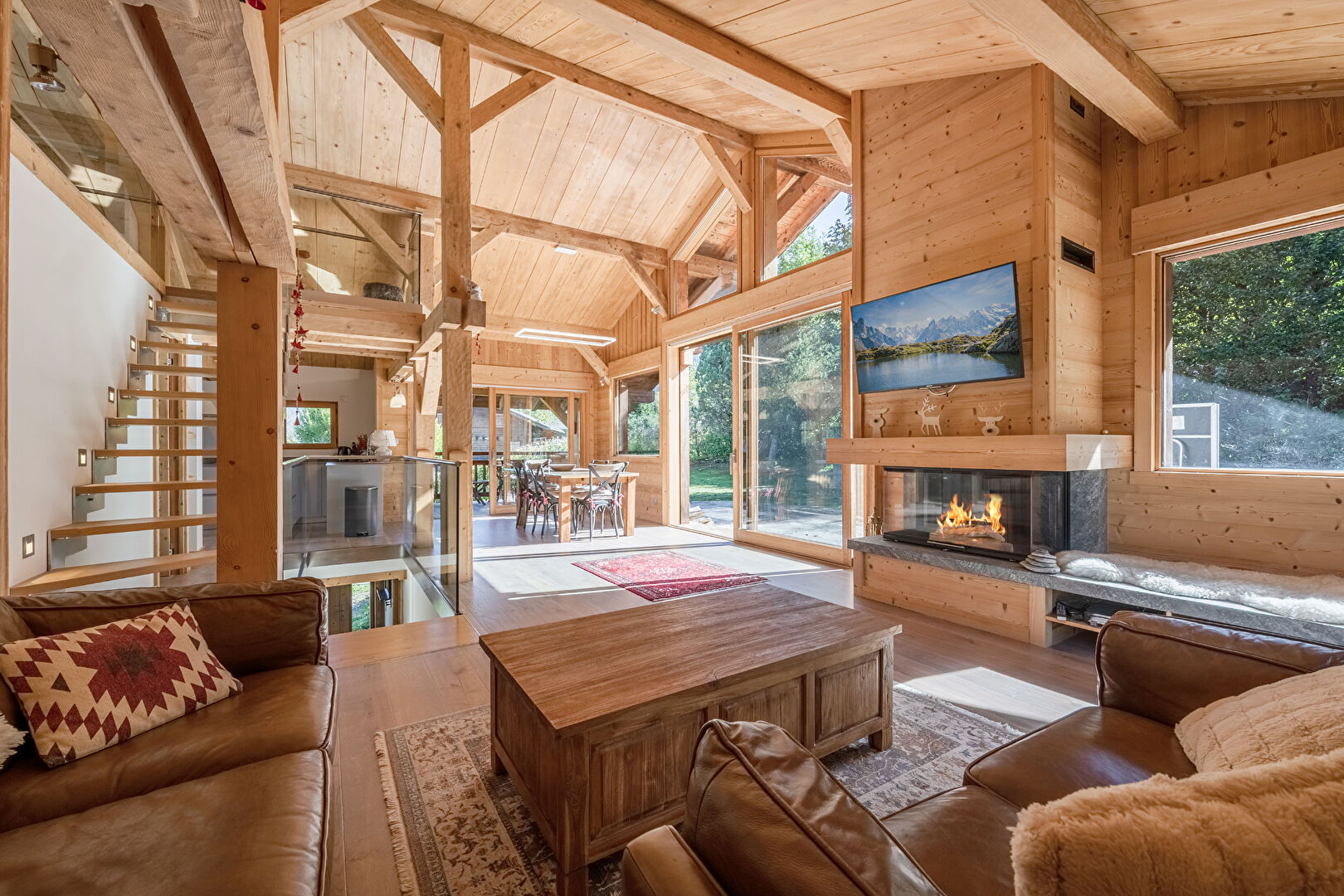Domosno | Les Houches | Splendid 5-Bed Chalet with Fitness Room
