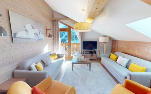 Méribel | Luxury 3-Bed Duplex with Private Sauna in Resort Centre