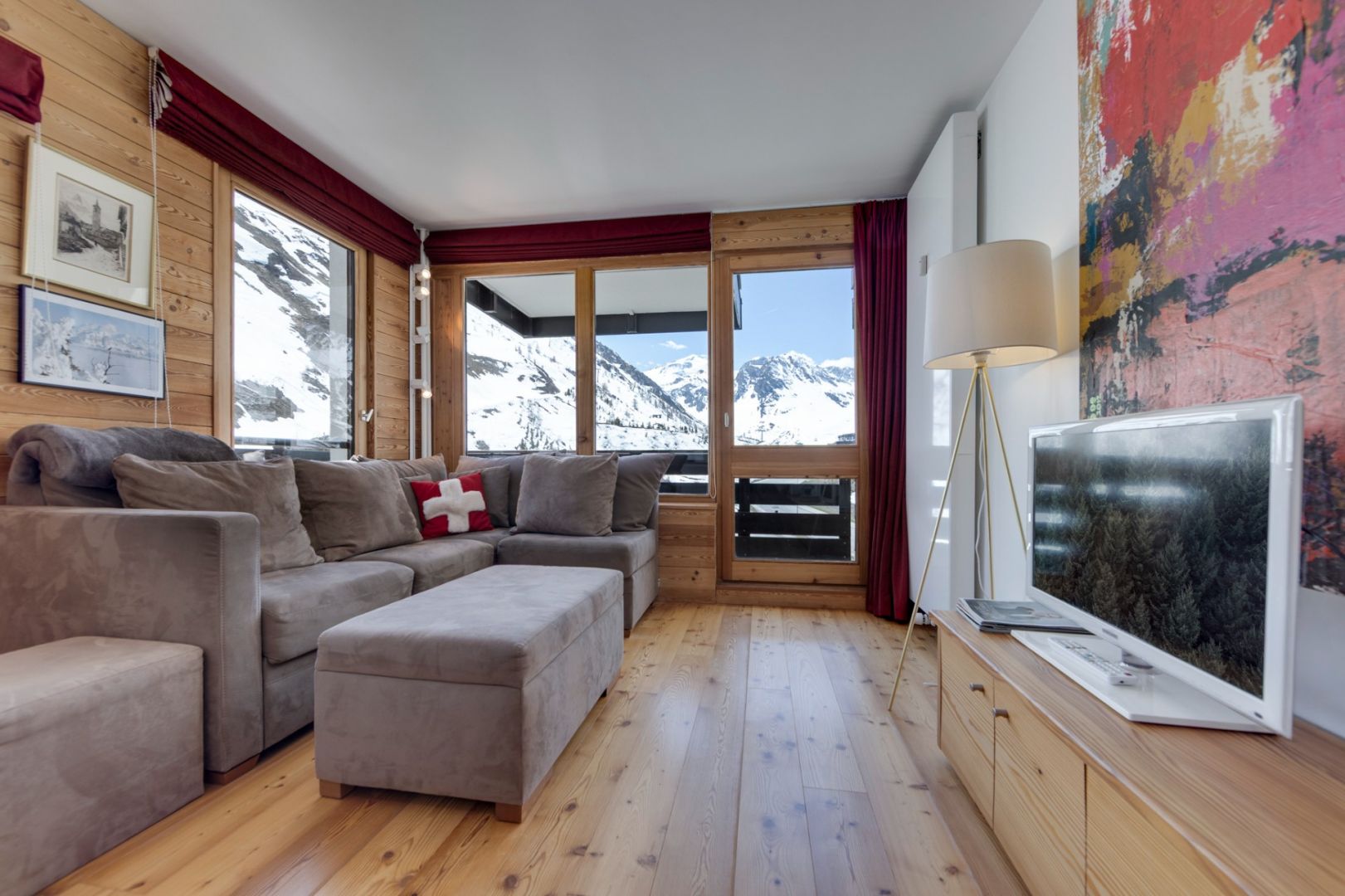 Domosno | Tignes | 2-Bed Apartment + Studio on Same Floor with Grande Motte Views