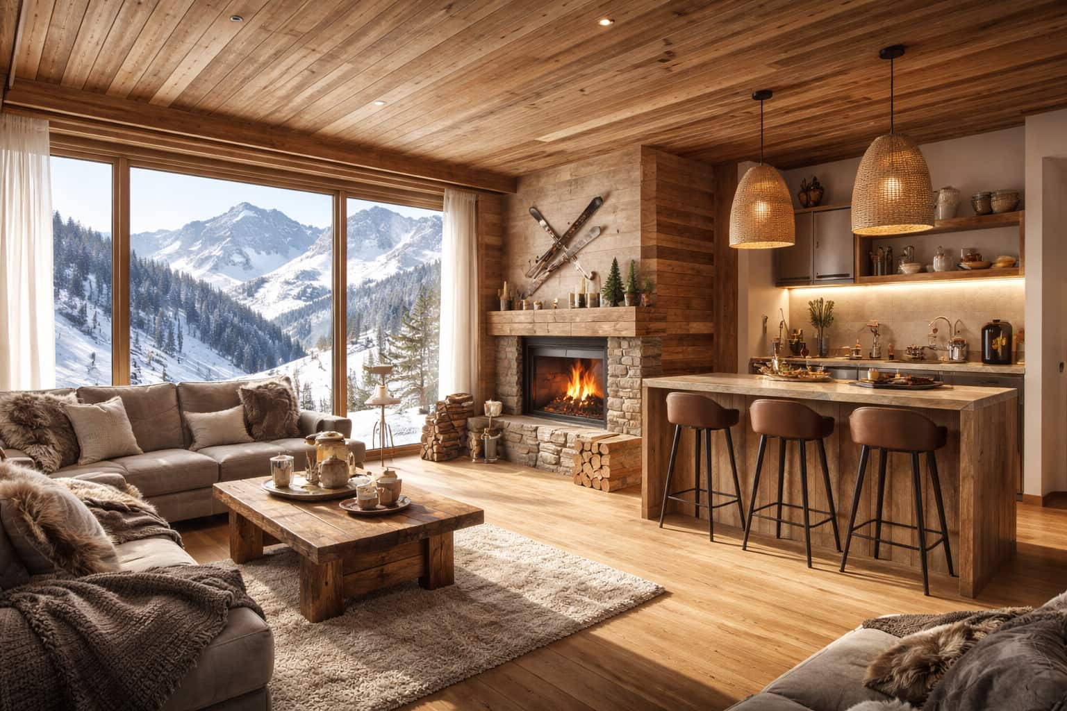 New build ski apartments for sale.