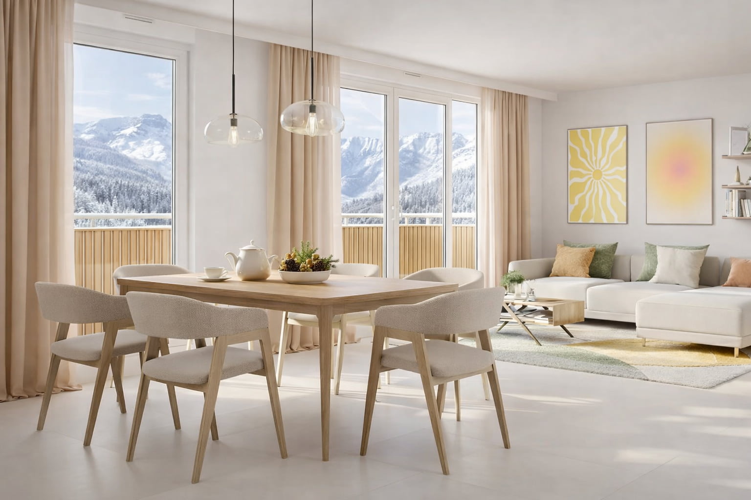 bourg saint maurice arc 1600 property for sale living room