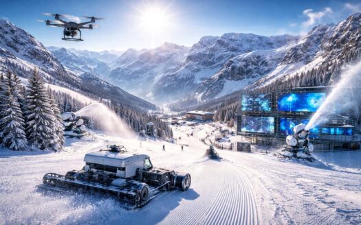 How AI, Drones, and Robots Are Revolutionizing Flaine and the Grand Massif