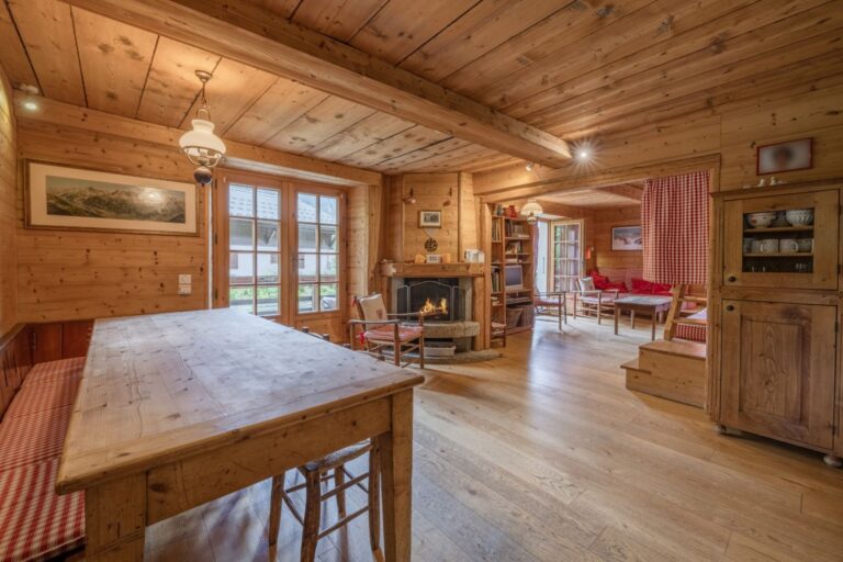 Chamonix-Mont-Blanc | Authentic 6-Bed Stone Chalet in Les Tines with Exceptional Views