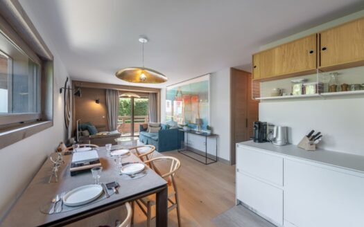 Megève | 2-Bed Apartment in New Rochebrune Residence with Pool & Spa